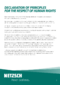 NETZSCH Human Rights Declaration